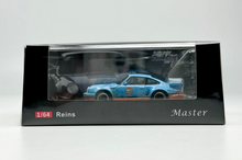 Load image into Gallery viewer, Master 1:64 Blue Gulf 911 930 Turbo Classic Sports Model Diecast Metal Car New Collection
