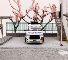 Load image into Gallery viewer, Tarmac 1:64 Kitty Hiace Capsule Delivery Van Widebody Model Diecast Metal Car
