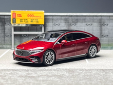 Load image into Gallery viewer, MINIGT 1:64 Red Benz EQS 580 4 Matic Sedan Sports Model Diecast Metal Car New Collection
