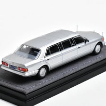 Load image into Gallery viewer, MZS 1:64 Silver W126 1000Sel Luxury Limousine Model Diecast Metal Car New Collection
