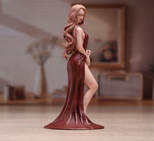 Load image into Gallery viewer, 1:24 Painted Figure Model Miniature Resin Diorama Red Dining Dress Beauty Woman
