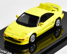 Load image into Gallery viewer, Hobby Japan 1:64 JDM Yellow MR2 GT-S SW20 Sports Model Diecast Metal Car New Collection
