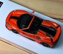 Load image into Gallery viewer, NEY 1:64 Orange 488 Pista Convertible Racing Sport Model Diecast Resin Car New
