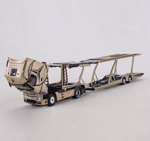 Load image into Gallery viewer, GCD 1:64 Gold Actros Gigaspace 4x2 Trailer Truck Model Diecast Metal Car New Collection
