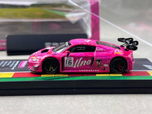 Load image into Gallery viewer, Tarmac 1:64 Pink R8 LMS GT3 EVO II #16 Sports Model Diecast Metal Car Box New Collection
