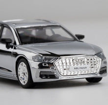 Load image into Gallery viewer, JKM 1:64 Silver 2021 A8L Horch Luxury Sedan Sports Model Diecast Metal Car New
