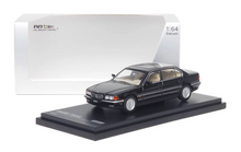 Load image into Gallery viewer, AR 1:64 Black BMW 750iL E38 Luxury Sedan Sports Model Diecast Metal Car New Collection

