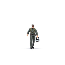 Load image into Gallery viewer, 1:64 Painted Figure Mini Model Miniature Resin Diorama Pilot Captain Aviator Toy
