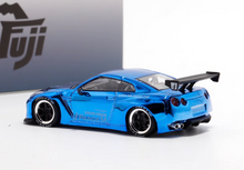 Load image into Gallery viewer, Fuji 1:64 Plating Blue GTR R35 Pandem Rocket Bunny Model Diecast Metal Car New Collection

