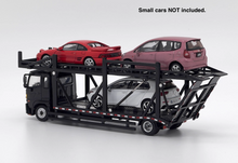 Load image into Gallery viewer, UM 1:64 Black 500 HINO Ranger Double Transport truck Model Diecast Metal Car
