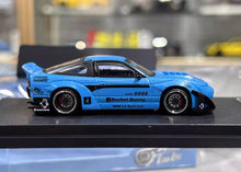 Load image into Gallery viewer, MT 1:64 JDM Blue Silvia S13 180SX Rocket Bunny Model Diecast Metal Car New Collection
