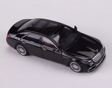 Load image into Gallery viewer, MJ 1:64 Black S65 Sedan Sports Model Diecast Metal Car BN
