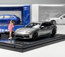 Load image into Gallery viewer, Liberty 1:64 Silver Panamera Turbo S Figure Sport Model Diecast Metal Car New Collection
