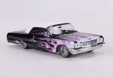 Load image into Gallery viewer, FW 1:64 Purple IMPALA Convertible Muscle Sports Model Diecast Metal Car New Collection
