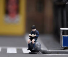 Load image into Gallery viewer, 1:64 Painted Figure Model Miniature Resin Diorama Toy Sand Uniform Student Kids
