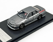 Load image into Gallery viewer, Mortal 1:64 Gray JP D1 Skyline GTR ER34 Sport Model Diecast Metal Car New Collection
