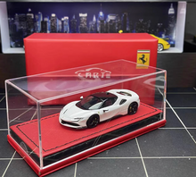 Load image into Gallery viewer, ART 1:64 White SF90 Stradale Racing Sports Model Diecast Resin Car New Collection
