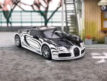 Load image into Gallery viewer, Mortal 1:64 Black White Veyron SS Racing Sports Model Diecast Metal Car New Collection
