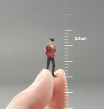 Load image into Gallery viewer, 1:64 Painted Figure Mini Model Miniature Resin Diorama Sunglasses Man Boy Trendy
