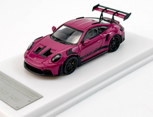 Load image into Gallery viewer, LMLF 1:64 Purple 911 992 GT3 RS Racing Sports Model Diecast Metal Car New Collection
