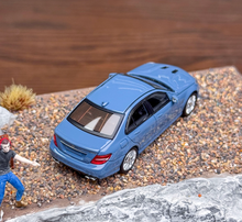 Load image into Gallery viewer, King 1:64 Blue C63 AMG W204 Sedan Sports Model Diecast Metal Car New Collection
