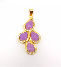Load image into Gallery viewer, Nature Jade Leaves Drop Pendant Necklace Gift Jewelry charm Blessing Lucky New

