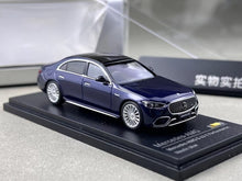Load image into Gallery viewer, AR 1:64 Navy Blue Benz AMG S63 E Performance Sport Model Diecast Metal Car New Collection
