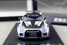 Load image into Gallery viewer, MC 1:64 White GTR R35 LBWK RR Sports Model Diecast Metal Car New Collection
