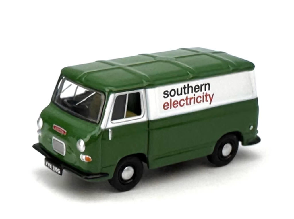 1:76 Green Austin J4 Delivery Van Southern Electric Model Diecast Metal Car