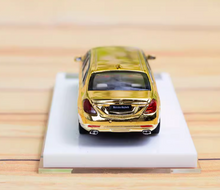 Load image into Gallery viewer, SH 1:64 Plating Gold Maybach S600 Pullman Limousine Model Diecast Metal Car
