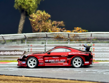 Load image into Gallery viewer, Minigt 1:64 Plating Red Supra A80 GT300 Sports Model Diecast Metal Car New Collection
