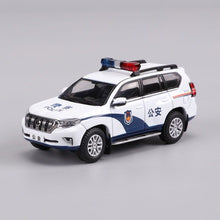 Load image into Gallery viewer, GCD 1:64 Police Land Cruiser LC150 Prado Off Road SUV Model Diecast Metal Car
