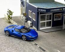 Load image into Gallery viewer, BBR 1:64 Blue 296 GTB Hard Top Racing Sports Model Diecast Metal Car New Collection
