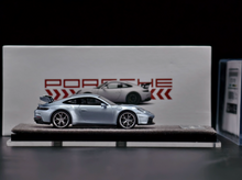 Load image into Gallery viewer, ZJWJ 1:64 Ice Blue 911 GT3 Sports Model Diecast Resin Car New Collection
