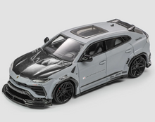 Load image into Gallery viewer, Flame 1:64 Gray URUS LB Widebody Sports Model Diecast Metal Car New Collection
