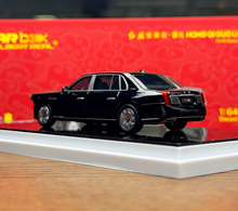 Load image into Gallery viewer, AR 1:64 Black HONGQI Guoli Luxury Sedan Classic Model Diecast Metal Car New Collection
