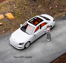 Load image into Gallery viewer, King 1:64 White S65 AMG W222 Sedan Sports Model Diecast Metal Car New Collection
