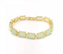 Load image into Gallery viewer, Nature Jade Beaded Bracelet Jewelry Blessing Lucky Fortune Gift For Her Lime
