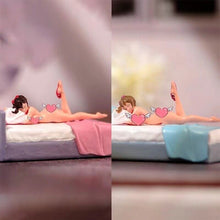 Load image into Gallery viewer, 1:64 Painted Figure Model Miniature Resin Diorama Sand Host Man Kol Anchor Toy Collection
