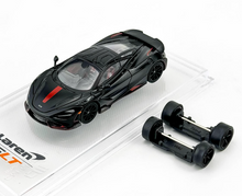 Load image into Gallery viewer, CM 1:64 Matte Black 765LT Racing Sports Model Diecast Metal Car New Collection
