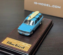 Load image into Gallery viewer, IG 1:64 Blue Datsun Wagon Bluebird 510 Sports Model Diecast Resin Car New
