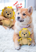 Load image into Gallery viewer, Dog Squeaky Toys Animal Shape Chew Puppy Canvas Toy Durablc Teeth Grinding Pet
