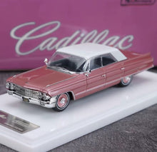 Load image into Gallery viewer, MK 1:64 Pink White Top Deville Muscle Lowrider Sports Model Diecast Metal Car
