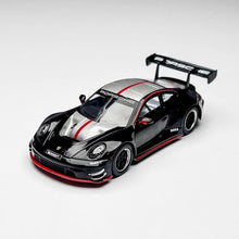 Load image into Gallery viewer, Bburago 1:24 Black Silver 911 GT3 R Sports Open Model Diecast Metal Car New Collection
