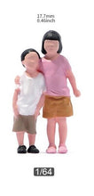 Load image into Gallery viewer, 1:64 Painted Unpainted Figure Model Miniature Resin Diorama Sand Brother Sister
