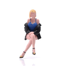 Load image into Gallery viewer, 1:64 Painted Figure Model Miniature Resin Diorama Sand Blond Sexy Lady Beauty
