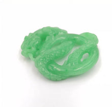 Load image into Gallery viewer, Nature Jade Dragon Pendant Necklace Gift Jewelry charm Blessing Lucky Green
