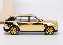 Load image into Gallery viewer, ING 1:64 Gold Cullinan Luxury SUV Sports Model Diecast Metal Car New Collection
