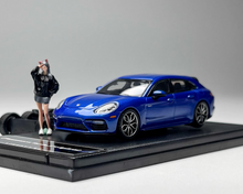 Load image into Gallery viewer, Liberty 1:64 Blue Panamera Turbo S Figure Sport Model Diecast Metal Car New Collection
