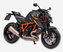 Load image into Gallery viewer, WELLY 1:12 Black KTM 1390 Super Duke R Motorcycle Bike Sports Model Diecast
